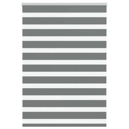 Estor cebra gris oscuro tejido ancho 100,9 cm poliéster de , Persianas y estores - Ref: Foro24-4014106, Precio: 21,82 €, Desc...
