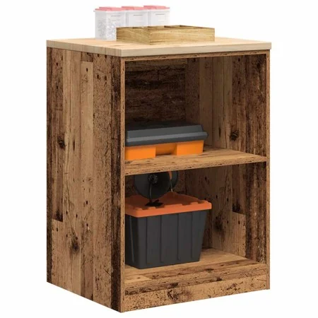Armario garaje madera vieja 60x51x85 cm Madera maciza de pino by , Armarios industriales - Ref: Foro24-860551, Price: 69,77 €...