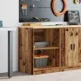 Armario garaje madera vieja 60x51x85 cm Madera maciza de pino by , Armarios industriales - Ref: Foro24-860551, Price: 69,77 €...