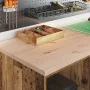 Armario garaje madera vieja 60x51x85 cm Madera maciza de pino by , Armarios industriales - Ref: Foro24-860551, Price: 69,77 €...