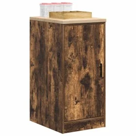 Armario de almacenamiento para garaje roble ahumado 40x51x85 cm de , Armarios industriales - Ref: Foro24-860566, Precio: 62,8...