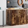 Armario de almacenamiento para garaje roble ahumado 40x51x85 cm de , Armarios industriales - Ref: Foro24-860566, Precio: 62,8...