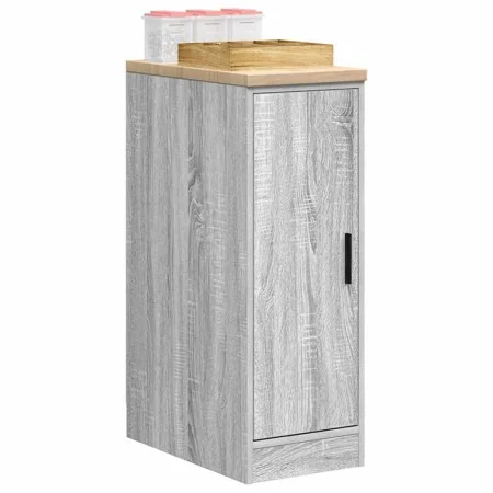 Armario de garaje de madera maciza pino gris Sonoma 30x51x85 cm by , Armarios industriales - Ref: Foro24-860558, Price: 54,29...