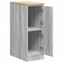Armario de garaje de madera maciza pino gris Sonoma 30x51x85 cm by , Armarios industriales - Ref: Foro24-860558, Price: 54,29...