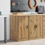 Armario de almacenamiento para garaje Roble Artesano 40x51x85cm by , Armarios industriales - Ref: Foro24-860570, Price: 62,46...