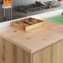 Armario de almacenamiento para garaje Roble Artesano 40x51x85cm by , Armarios industriales - Ref: Foro24-860570, Price: 62,46...