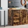 Armario de almacenamiento para garaje roble ahumado 40x51x85 cm | Tu tienda online para hogar, jardín y más Foro24.es
