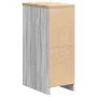 Armario de garaje de madera maciza pino gris Sonoma 30x51x85 cm by , Armarios industriales - Ref: Foro24-860585, Price: 81,41...