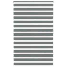 Estor cebra gris oscuro tejido ancho 145,9 cm poliéster by , Blinds and blinds - Ref: Foro24-4014167, Price: 38,21 €, Discoun...