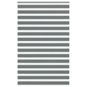 Estor cebra gris oscuro tejido ancho 135,9 cm poliéster by , Blinds and blinds - Ref: Foro24-4014165, Price: 36,91 €, Discoun...