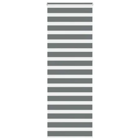 Estor cebra gris oscuro 75x230cm tejido ancho 70,9 cm poliéster by , Blinds and blinds - Ref: Foro24-4014178, Price: 27,70 €,...