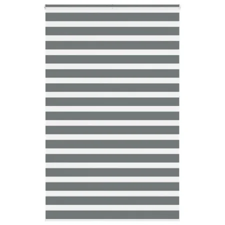 Estor cebra gris oscuro tejido ancho 140,9 cm poliéster de , Persianas y estores - Ref: Foro24-4014192, Precio: 32,37 €, Desc...