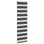Estor cebra negro 40x150 cm tejido ancho 35,9 cm poliéster by , Blinds and blinds - Ref: Foro24-4014223, Price: 15,04 €, Disc...