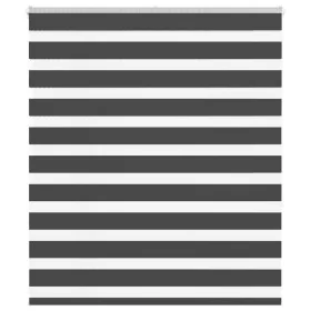 Estor cebra negro 135x150 cm tejido ancho 130,9 cm poliéster by , Blinds and blinds - Ref: Foro24-4014242, Price: 33,05 €, Di...