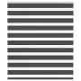 Estor cebra negro 125x150 cm tejido ancho 120,9 cm poliéster de , Persianas y estores - Ref: Foro24-4014240, Precio: 24,26 €,...