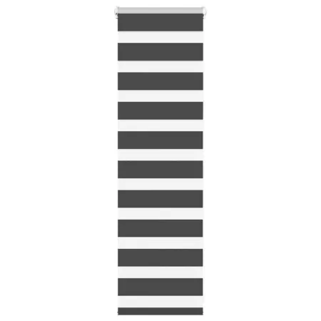 Estor cebra negro 50x100 cm tejido ancho 45,9 cm poliéster by , Blinds and blinds - Ref: Foro24-4014199, Price: 16,27 €, Disc...
