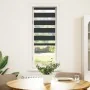 Estor cebra negro 50x100 cm tejido ancho 45,9 cm poliéster by , Blinds and blinds - Ref: Foro24-4014199, Price: 16,27 €, Disc...