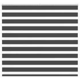 Estor cebra negro 160x100 cm tejido ancho 155,9 cm poliéster by , Blinds and blinds - Ref: Foro24-4014221, Price: 27,91 €, Di...