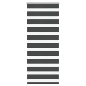 Estor cebra negro 65x100 cm tejido ancho 60,9 cm poliéster by , Blinds and blinds - Ref: Foro24-4014202, Price: 19,67 €, Disc...