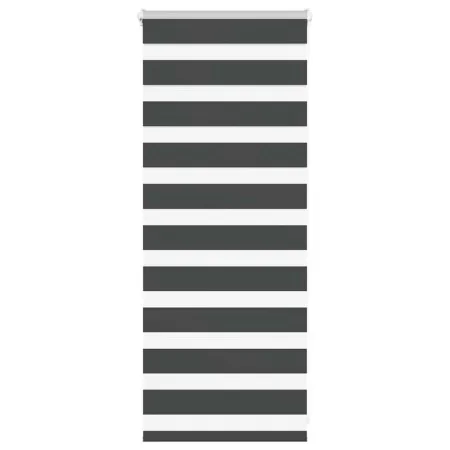 Estor cebra negro 65x100 cm tejido ancho 60,9 cm poliéster de , Persianas y estores - Ref: Foro24-4014202, Precio: 19,74 €, D...