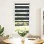 Estor cebra negro 65x100 cm tejido ancho 60,9 cm poliéster de , Persianas y estores - Ref: Foro24-4014202, Precio: 19,74 €, D...