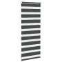 Estor cebra negro 65x100 cm tejido ancho 60,9 cm poliéster de , Persianas y estores - Ref: Foro24-4014202, Precio: 19,74 €, D...