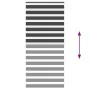 Estor cebra negro 110x230 cm tejido ancho 105,9 cm poliéster by , Blinds and blinds - Ref: Foro24-4014289, Price: 24,94 €, Di...