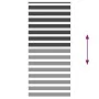 Estor cebra negro 110x200 cm tejido ancho 105,9 cm poliéster by , Blinds and blinds - Ref: Foro24-4014263, Price: 34,27 €, Di...