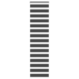 Estor cebra negro 65x230 cm tejido ancho 60,9 cm poliéster by , Blinds and blinds - Ref: Foro24-4014280, Price: 24,53 €, Disc...