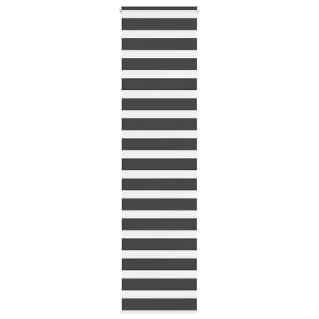 Estor cebra negro 50x230 cm tejido ancho 45,9 cm poliéster by , Blinds and blinds - Ref: Foro24-4014277, Price: 17,00 €, Disc...
