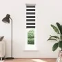 Estor cebra negro 40x230 cm tejido ancho 35,9 cm poliéster | Tu tienda online para hogar, jardín y más Foro24.es