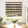 Estor cebra marrón 100x100 cm tejido ancho 95,9 cm poliéster by , Blinds and blinds - Ref: Foro24-4014313, Price: 23,12 €, Di...