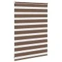 Estor cebra marrón 100x100 cm tejido ancho 95,9 cm poliéster by , Blinds and blinds - Ref: Foro24-4014313, Price: 23,12 €, Di...