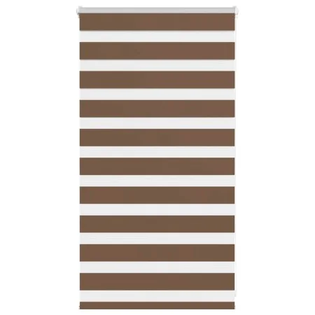 Estor cebra marrón 70x100 cm tejido ancho 65,9 cm poliéster by , Blinds and blinds - Ref: Foro24-4014307, Price: 20,17 €, Dis...