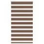 Estor cebra marrón 90x100 cm tejido ancho 85,9 cm poliéster | Tu tienda online para hogar, jardín y más Foro24.es