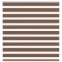 Estor cebra marrón 140x150 cm tejido ancho 135,9 cm poliéster de , Persianas y estores - Ref: Foro24-4014347, Precio: 33,53 €...