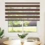 Estor cebra marrón 140x150 cm tejido ancho 135,9 cm poliéster de , Persianas y estores - Ref: Foro24-4014347, Precio: 33,53 €...