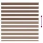 Estor cebra marrón 140x150 cm tejido ancho 135,9 cm poliéster de , Persianas y estores - Ref: Foro24-4014347, Precio: 33,53 €...