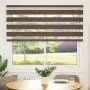 Estor cebra marrón 160x150 cm tejido ancho 155,9 cm poliéster by , Blinds and blinds - Ref: Foro24-4014351, Price: 33,87 €, D...