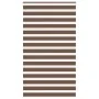 Estor cebra marrón 125x200 cm tejido ancho 120,9 cm poliéster | Tu tienda online para hogar, jardín y más Foro24.es