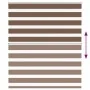 Estor cebra marrón 130x150 cm tejido ancho 125,9 cm poliéster de , Persianas y estores - Ref: Foro24-4014345, Precio: 30,23 €...