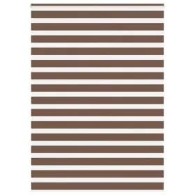 Estor cebra marrón 160x230 cm tejido ancho 155,9 cm poliéster by , Blinds and blinds - Ref: Foro24-4014403, Price: 36,37 €, D...