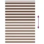 Estor cebra marrón 160x230 cm tejido ancho 155,9 cm poliéster by , Blinds and blinds - Ref: Foro24-4014403, Price: 36,37 €, D...