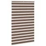 Estor cebra marrón 150x230 cm tejido ancho 145,9 cm poliéster | Tu tienda online para hogar, jardín y más Foro24.es