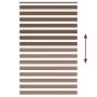Estor cebra marrón 150x230 cm tejido ancho 145,9 cm poliéster | Tu tienda online para hogar, jardín y más Foro24.es