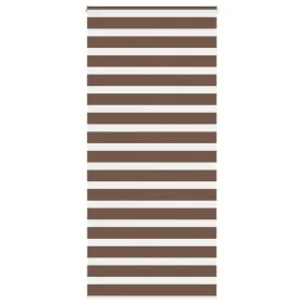 Estor cebra marrón 95x200 cm tejido ancho 90,9 cm poliéster by , Blinds and blinds - Ref: Foro24-4014364, Price: 22,75 €, Dis...