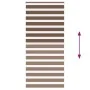 Estor cebra marrón 95x200 cm tejido ancho 90,9 cm poliéster by , Blinds and blinds - Ref: Foro24-4014364, Price: 22,75 €, Dis...