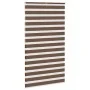 Estor cebra marrón 135x200 cm tejido ancho 130,9 cm poliéster | Tu tienda online para hogar, jardín y más Foro24.es
