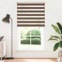 Estor cebra marrón 135x230 cm tejido ancho 130,9 cm poliéster de , Persianas y estores - Ref: Foro24-4014398, Precio: 28,58 €...
