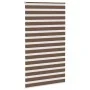 Estor cebra marrón 135x230 cm tejido ancho 130,9 cm poliéster de , Persianas y estores - Ref: Foro24-4014398, Precio: 28,58 €...